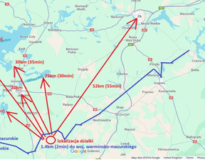 Działka na sprzedaż, kolneński Kolno Brzózki, 575 000 zł, 26 100 m2, 1539628287