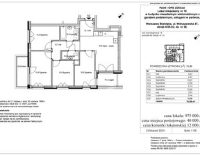Mieszkanie na sprzedaż, Warszawa Białołęka Białołęka Dworska Wałuszewska, 975 000 zł, 76,88 m2, 1539409118
