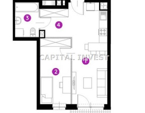 Mieszkanie na sprzedaż, Kraków M. Kraków, 809 000 zł, 38,17 m2, CPI-MS-1557