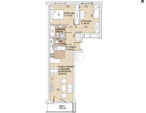 Mieszkanie na sprzedaż, Wrocław Wrocław-Psie Pole Sołtysowice Lothara Herbsta, 719 000 zł, 60,3 m2, 864031