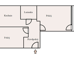 Mieszkanie na sprzedaż, Wrocław Fabryczna Gądów Mały Jerzego Bajana, 629 000 zł, 47,1 m2, 23