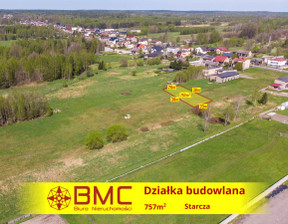 Działka na sprzedaż, Starcza Szkolna, 69 000 zł, 757 m2, 550690