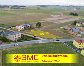 Działka na sprzedaż, Woźniki Babienica Główna, 99 000 zł, 1278 m2, 364040