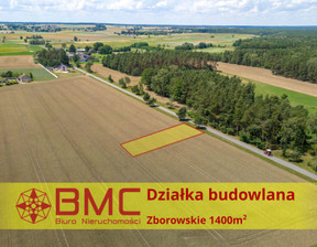 Działka na sprzedaż, Ciasna Zborowskie Dolna, 110 000 zł, 1400 m2, 294766