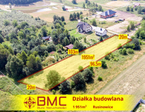Budowlany na sprzedaż, Koszęcin Rusinowice Brzozowa, 99 000 zł, 1951 m2, 958220