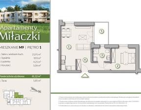 Mieszkanie na sprzedaż, Radomszczański (Pow.) Radomsko J. Kilińskiego, 349 520 zł, 41,12 m2, 1-3