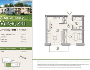 Mieszkanie na sprzedaż, Radomszczański (Pow.) Radomsko J. Kilińskiego, 336 588 zł, 40,07 m2, 1