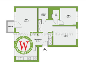 Mieszkanie na sprzedaż, Warszawa M. Warszawa Ursynów Stokłosy Zamiany, 780 000 zł, 61,1 m2, MS-160260