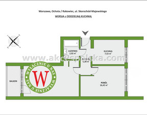 Mieszkanie na sprzedaż, Warszawa M. Warszawa Ochota, Rakowiec Skorochód-Majewskiego, 717 100 zł, 44,2 m2, MS-159690