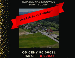 Budowlany na sprzedaż, Nowosądecki Podegrodzie Naszacowice, 90 000 zł, 1200 m2, KN665799