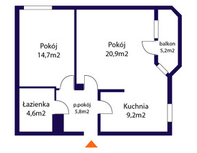 Mieszkanie na sprzedaż, Warszawa Mokotów Domaniewska, 805 000 zł, 54,9 m2, 48855/2517/OMS