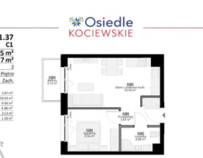 Mieszkanie na sprzedaż, Tczewski Tczew Rokitki Tczewska, 304 000 zł, 36,37 m2, 979201
