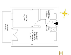 Mieszkanie na sprzedaż, Warszawa Białołęka Leona Berensona, 540 000 zł, 37,6 m2, 493/11553/OMS