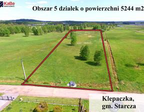 Działka na sprzedaż, Częstochowski Starcza Klepaczka, 370 000 zł, 5244 m2, KABE-GS-229