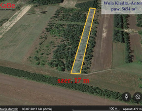 Rolny na sprzedaż, Częstochowski Mykanów Wola Kiedrzyńska, 45 000 zł, 5654 m2, KABE-GS-212