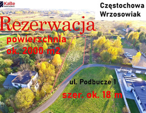 Działka na sprzedaż, Częstochowa M. Częstochowa Wrzosowiak, 220 000 zł, 1850 m2, KABE-GS-199