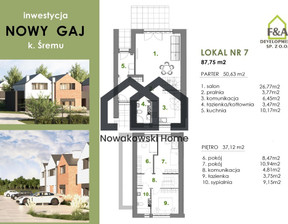 Dom na sprzedaż, Śremski Śrem Nochowo, 501 500 zł, 85 m2, 1/15637/ODS