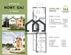 Dom na sprzedaż, Śremski Śrem Nochowo, 582 120 zł, 108 m2, 3/15637/ODS