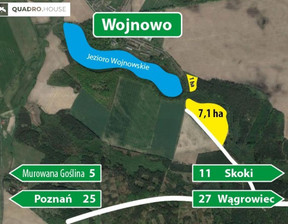 Rolny na sprzedaż, Poznański Murowana Goślina Wojnowo, 1 067 520 zł, 71 168 m2, 3/QDH/DZS-42
