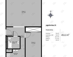 Mieszkanie na sprzedaż, Kielce Czarnów, 339 000 zł, 46,2 m2, 15/15646/OMS