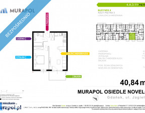 Mieszkanie na sprzedaż, Gdańsk Jagiełły , 449 000 zł, 41 m2, 32047