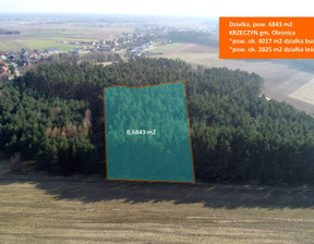 Leśne na sprzedaż, Oleśnicki Oleśnica Krzeczyn, 417 000 zł, 6843 m2, BER-GS-3756