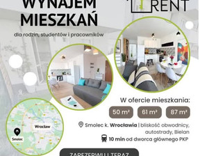 Mieszkanie do wynajęcia, Wrocław Fabryczna Muchobór Wielki, 3000 zł, 50 m2, 2