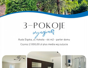 Mieszkanie do wynajęcia, Ruda Śląska Bielszowice Kokota, 2000 zł, 66 m2, 1140/GKN/MW-2921