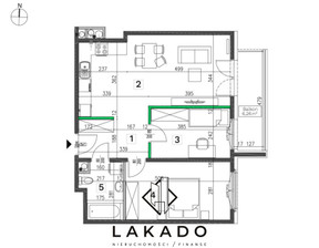 Mieszkanie na sprzedaż, Kraków Kraków-Podgórze Kraków Turniejowa, 871 056 zł, 60,49 m2, 343890