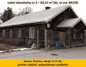 Mieszkanie na sprzedaż, Sokólski (pow.) Kuźnica (gm.) Kolejowa, 58 000 zł, 64 m2, 57/8343/OMS