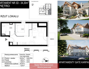 Mieszkanie na sprzedaż, Karkonoski Podgórzyn Miłków, 473 340 zł, 34,3 m2, 20023/3265/OMS