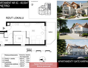 Mieszkanie na sprzedaż, Karkonoski Podgórzyn Miłków, 523 095 zł, 40,55 m2, 20019/3265/OMS