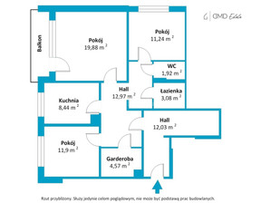 Mieszkanie na sprzedaż, Warszawa Bemowo Arki Bożka, 1 260 000 zł, 86,03 m2, 575/11864/OMS