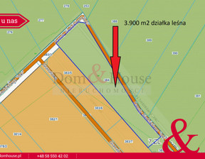 Działka na sprzedaż, Mławski Mława Danuty Siedzikówny "Inki", 150 000 zł, 3900 m2, DH936881