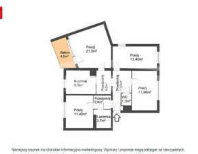 Mieszkanie na sprzedaż, Warszawa Bemowo Warszawa Bemowo, 999 000 zł, 85,2 m2, MS-306570