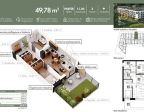 Mieszkanie na sprzedaż, Poznań Poznań-Grunwald Poznań Grunwald Ziębicka, 669 541 zł, 49,78 m2, 449931