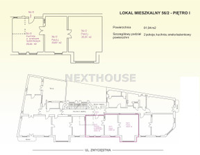 Mieszkanie na sprzedaż, Gliwice M. Gliwice Centrum, 450 670 zł, 81,94 m2, NXH-MS-4744