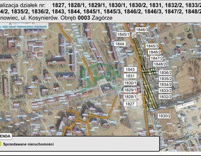 Działka na sprzedaż, Sosnowiec M. Sosnowiec, 248 000 zł, 6464 m2, SRK-GS-4184