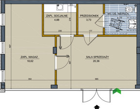 Lokal do wynajęcia, Białystok Centrum Proletariacka, 2618 zł, 52,36 m2, 2343/4158/OLW