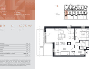 Mieszkanie na sprzedaż, Bydgoszcz Czyżkówko Flisacka, 480 088 zł, 49,75 m2, 10065/14150/OMS