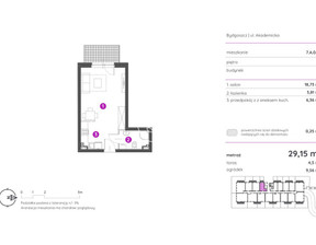 Mieszkanie na sprzedaż, Bydgoszcz Fordon Akademicka, 264 128 zł, 29,15 m2, 8747/14150/OMS