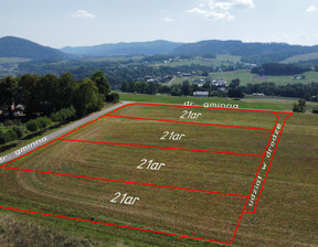 Budowlany na sprzedaż, Gorlicki Ropa, 105 000 zł, 2100 m2, 350/6152/OGS