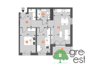 Mieszkanie na sprzedaż, Kraków Kraków-Nowa Huta Mistrzejowice Osiedle Bohaterów Września, 807 380 zł, 57,67 m2, 184343