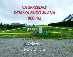 Działka na sprzedaż, Poznański Swarzędz Rabowice Żelazna, 277 000 zł, 800 m2, DRN-GS-4681