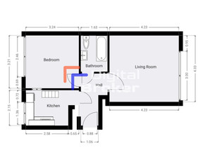 Mieszkanie na sprzedaż, Łódź M. Łódź Bałuty Wawelska, 289 000 zł, 41,5 m2, KNG-MS-5381