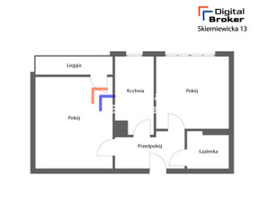 Mieszkanie na sprzedaż, Warszawa M. Warszawa Wola Skierniewicka, 660 000 zł, 42,11 m2, KNG-MS-5247