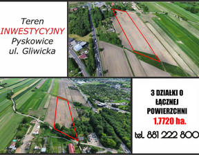 Działka na sprzedaż, Gliwicki Pyskowice Zaolszany Pyskowiece, Gliwicka, 1 500 000 zł, 17 720 m2, 50380945