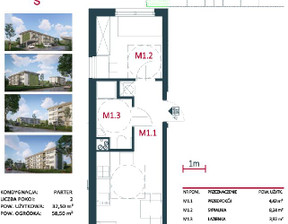 Mieszkanie na sprzedaż, Kraków Nowa Huta, 419 250 zł, 32,57 m2, 82321022