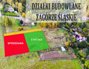 Działka na sprzedaż, Wałbrzyski Walim Zagórze Śląskie, 139 000 zł, 1345 m2, JN977902