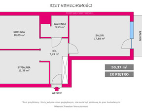 Mieszkanie na sprzedaż, Sosnowiec Środula Juliusza Kossaka, 265 000 zł, 50,37 m2, 32655/3685/OMS